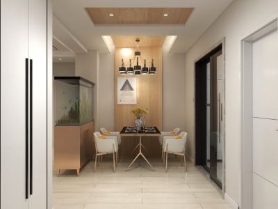 观澜名筑166㎡后现代风格三室两厅装修案例