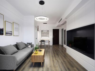 圣骊澳门苑-77㎡-现代风效果图