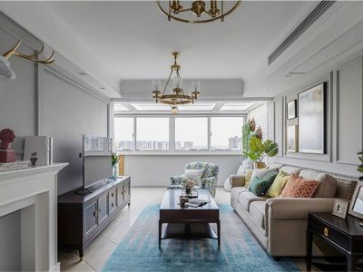 山水阳光人家 -120㎡-美式风效果图