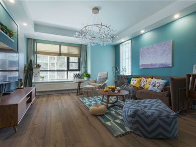 天骄花园 -99㎡-简约风效果图