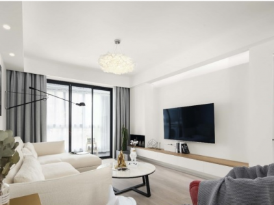 港欧东方花园 -90㎡-简约风效果图