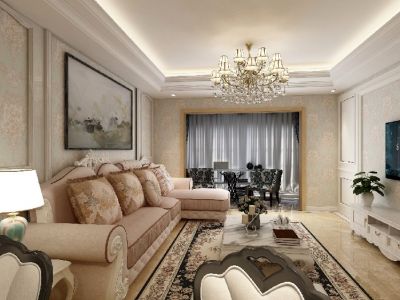 北城怡景园 -131㎡-现代风效果图