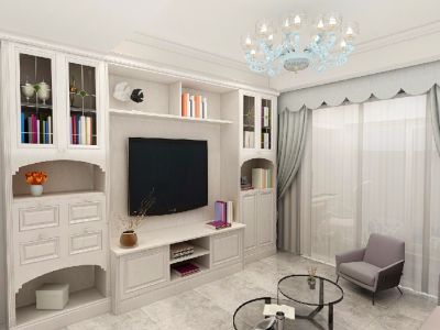 太湖城仕-60㎡-现代风效果图