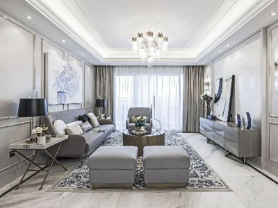 中海寰宇天下-142㎡-法式风效果图