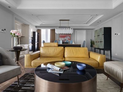 其仕和悦-120㎡-美式风效果图