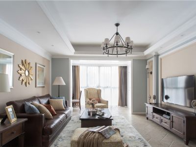 核电花园-126㎡-美式风效果图