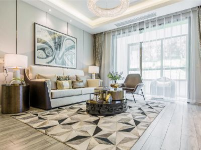 湾流天悦-166㎡-现代风效果图