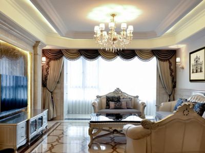 俊峰丽舍-114㎡-欧式风效果图