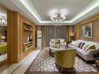 中粮锦云天城-124㎡-法式风效果图