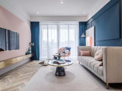 福源国际-89㎡-现代风效果图