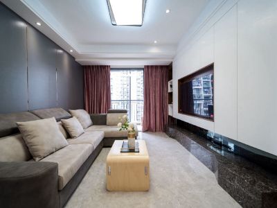 美洲花园棕榈湾-78㎡-北欧风效果图