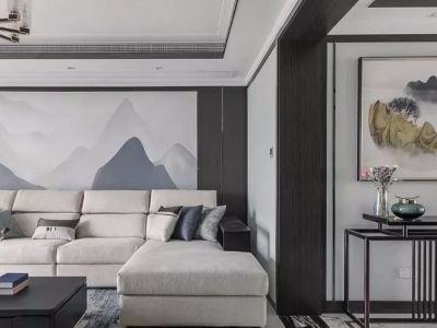 昆城景苑-128㎡-现代风效果图