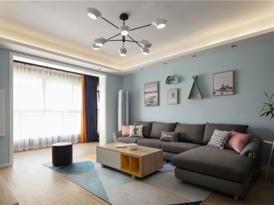 沣华熙城-110㎡-北欧风效果图