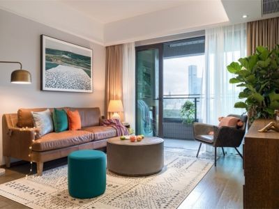 洺悦府-106㎡-现代风效果图