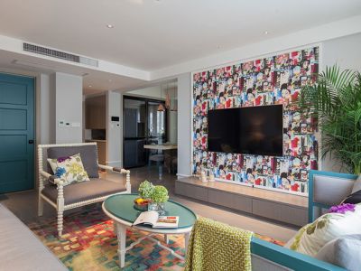 祥联大河铭著-120㎡-美式风效果图