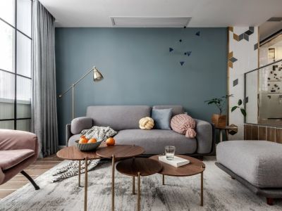 绿地新里北苑-116㎡-北欧风效果图