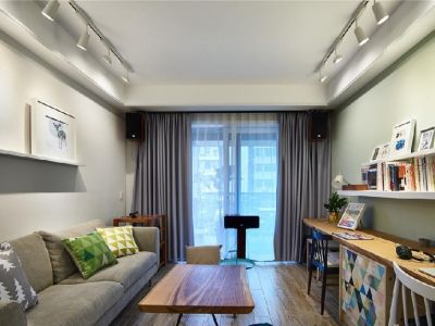 绿地世纪城-62㎡-简约风效果图