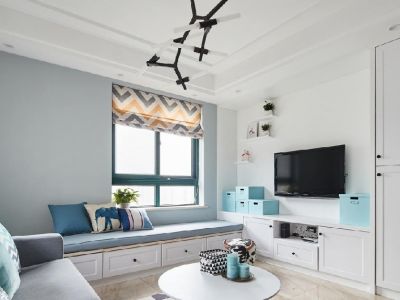 北斗七星城-98㎡-北欧风效果图