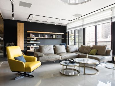 西港碧水湾-114㎡-现代风效果图