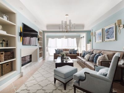 中央悦城-113㎡-欧式风效果图