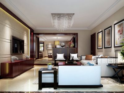 东润风景-200㎡-混搭风效果图