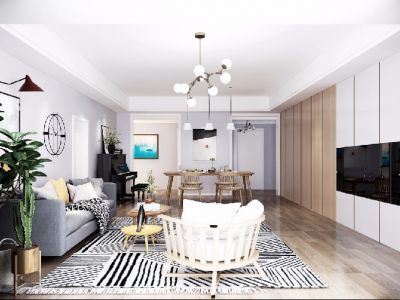 小平岛-144㎡-日式风效果图