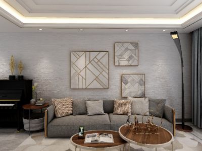 亲海园-145㎡-现代风效果图