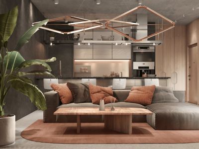 保利云禧-126㎡-现代风效果图