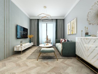 阳光城璞悦-96㎡-现代风效果图