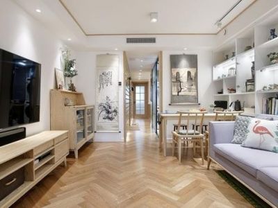 远洋御山水-85㎡-现代风效果图