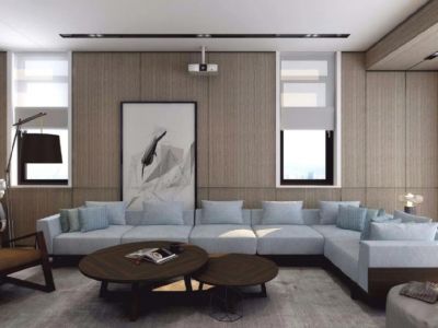 万科大都会花样-140㎡-新中式风效果图