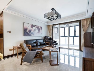 赤岗大路27号小区-103㎡-中式风效果图