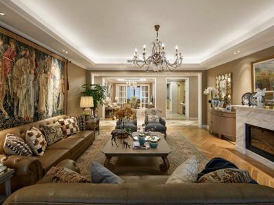 旭辉铂宸府-156㎡-法式风效果图