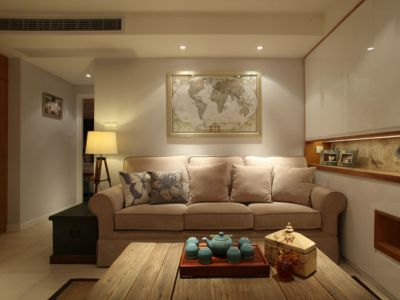 中粮花熙祥云-120㎡-轻奢风效果图