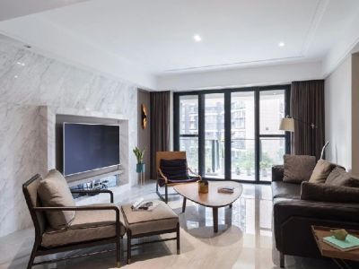 嘉圆悦山居-135㎡-现代风效果图