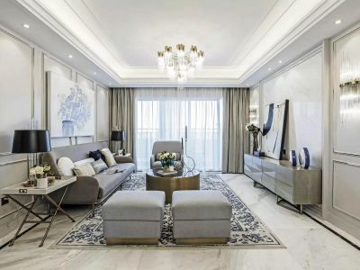 光大山湖城-188㎡-法式风效果图