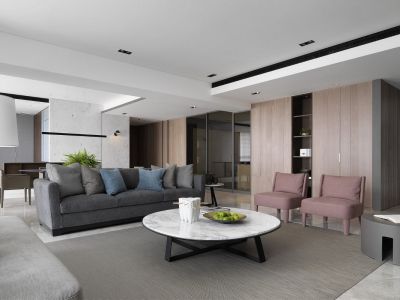 合盛盈翠雅筑-188㎡-现代风效果图