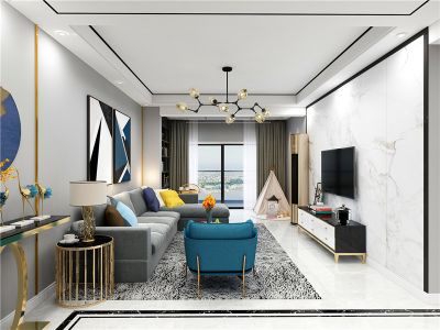 恒大城-112㎡-现代风效果图