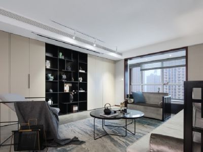 怡心湖岸-160㎡-中式风效果图