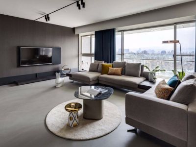 中海悦公馆-144㎡-简约风效果图