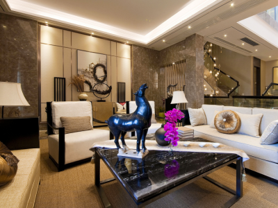 虎门碧桂园-160㎡-混搭风效果图