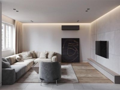 青青家园-120㎡-简约风效果图