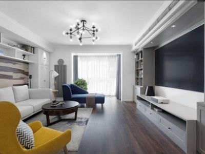 华侨城-130㎡-现代风效果图