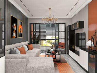 中太城市广场-104㎡-现代风效果图