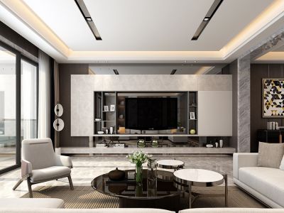 君兰江山-350㎡-现代风效果图