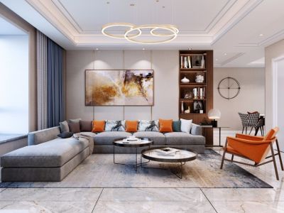 万科城润园-118㎡-现代风效果图