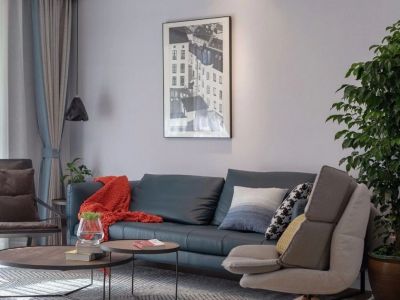 白鹿花园-88㎡-现代风效果图