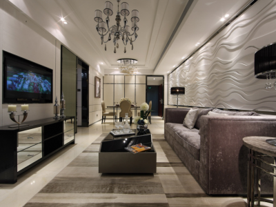 邦泰华府-156㎡-现代风效果图