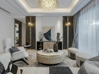 保利荔园天府-120㎡-现代风效果图