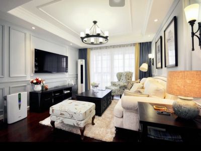 恒大雅苑-126㎡-美式风效果图